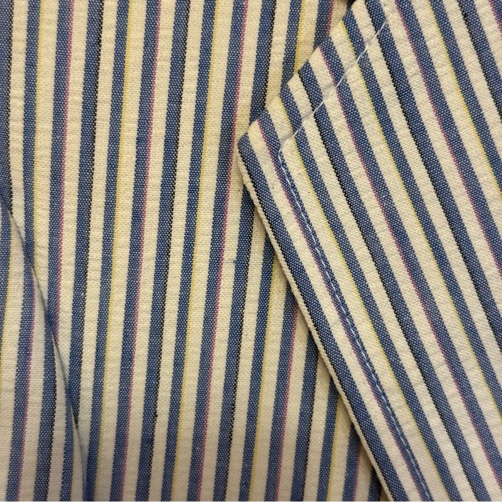 Hardwick Mens Blue White Seersucker Vintage Blazer 36R USA